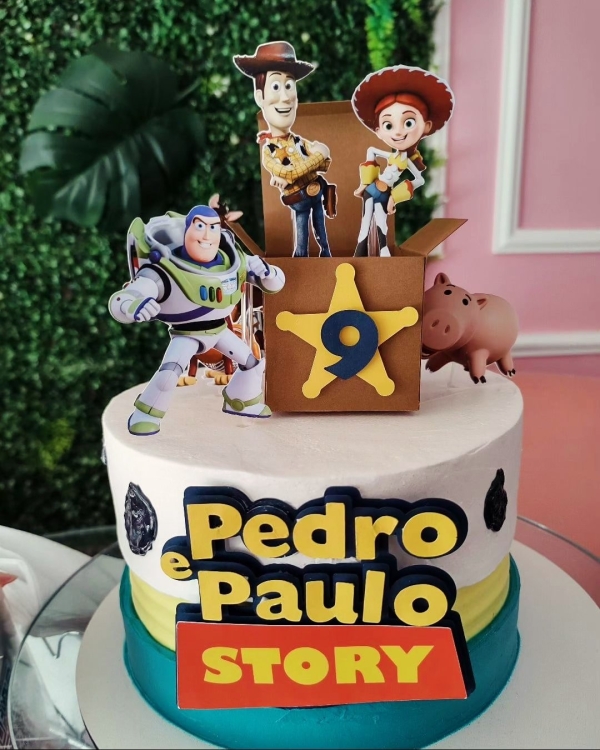 Topo de Bolo Toy Story