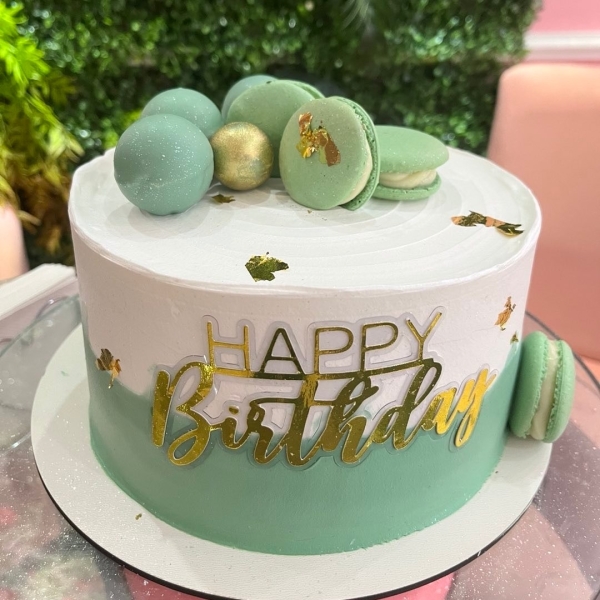 Topo de bolo Happy Birthday