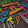 Topo de Bolo Neon - Image 2